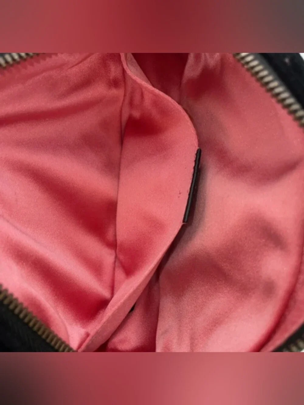 SALE! Gucci Black Velvet GG Marmont Body Waist Bag W/DB - Picture 7 of 16